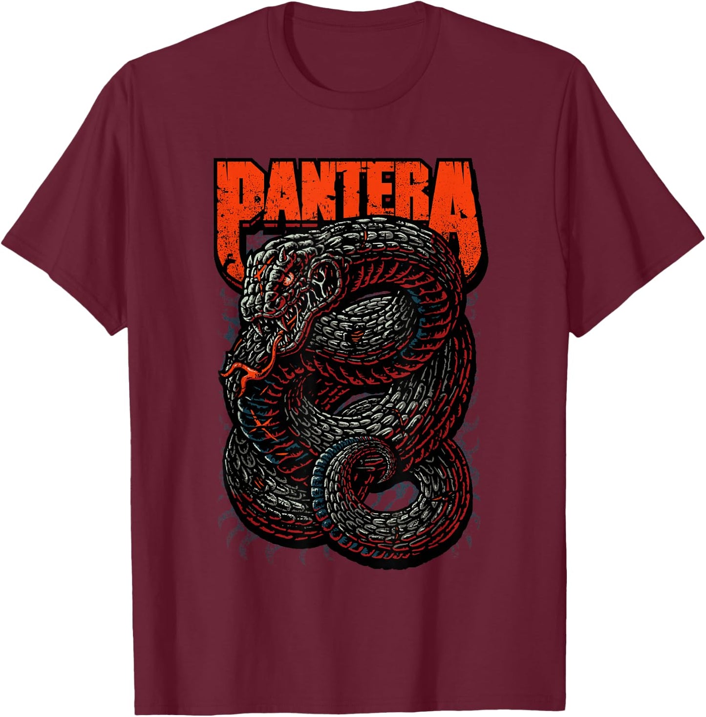 Pantera Official Toxic , black T-Shirt - T-Shirt | Maroon
