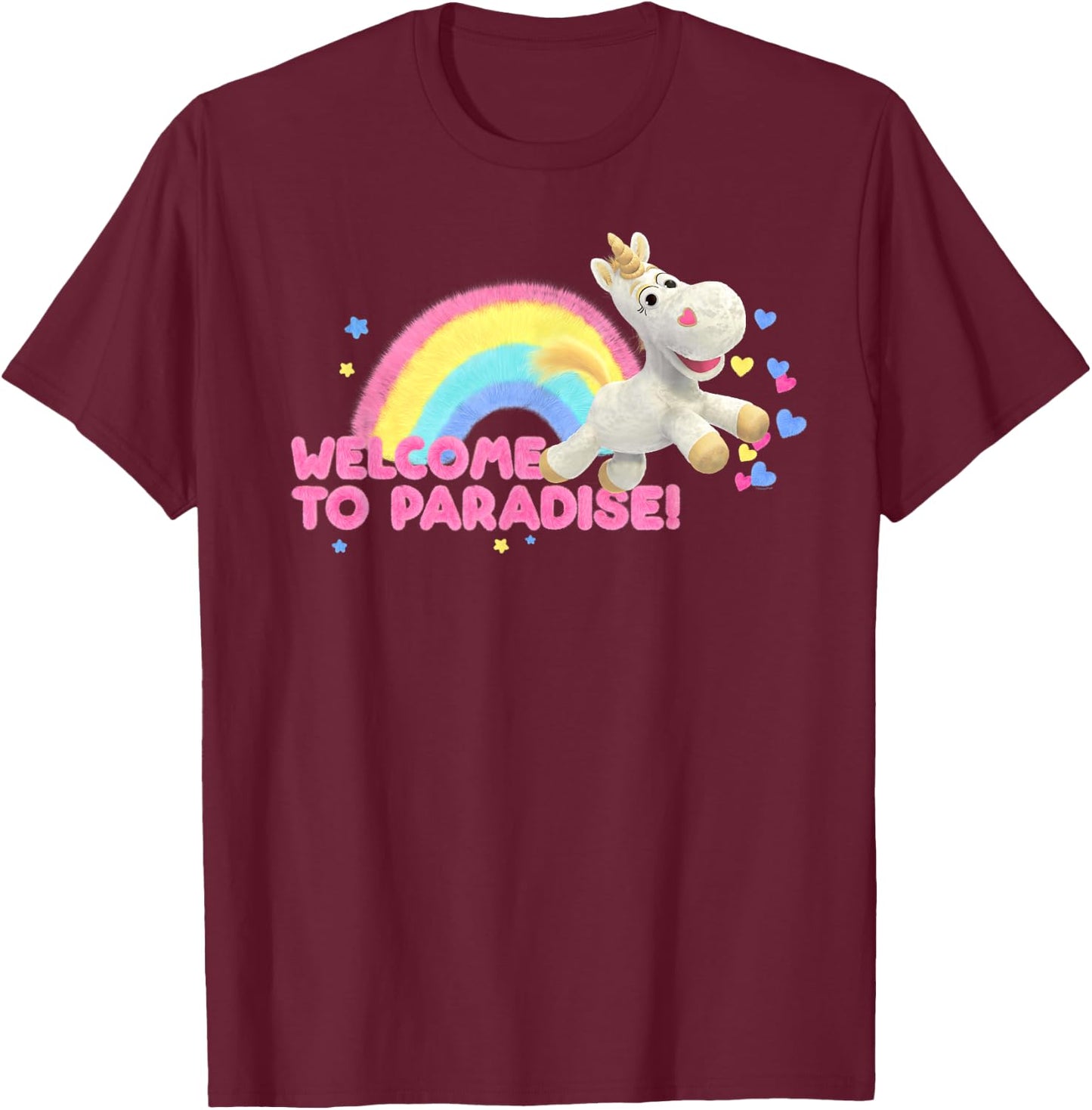 Disney and Pixar’s Toy Story Buttercup Unicorn Welcome T-Shirt - T-Shirt | Maroon
