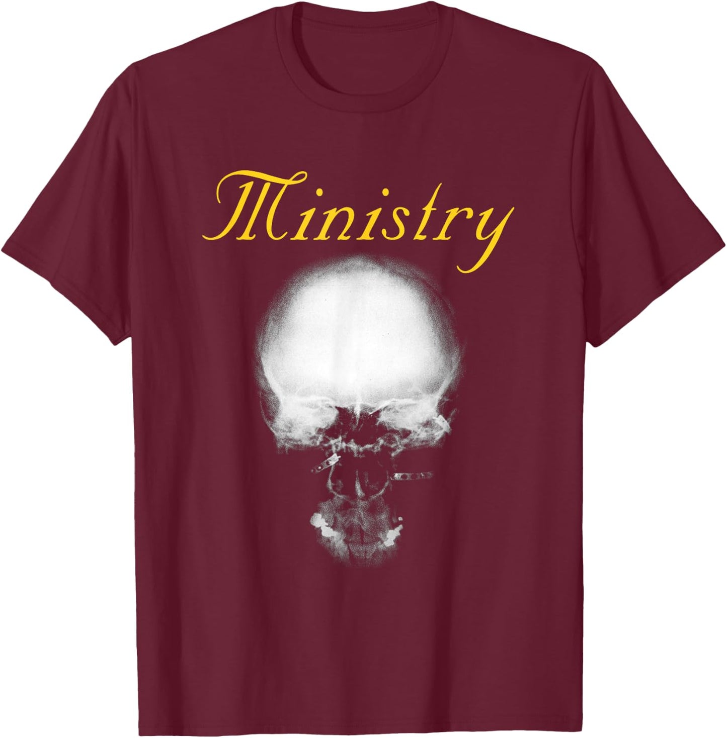 Ministry - Offizieller Merchandise-Artikel - Mind T-Shirt - T-Shirt | Maroon