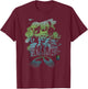 Star Wars Clone Wars 20th Anniversary Ahsoka and Captain Rex T-Shirt - T-Shirt | Maroon