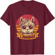 Lamama Süßes Mama Lama Fan Liebhaber Frischgebackene Mutter T-Shirt - T-Shirt | Maroon