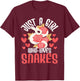 Just A Girl Who Loves Snakes - Zoo Snake Lover Herpetologist T-Shirt - T-Shirt | Maroon