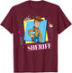 Disney and Pixar's Toy Story Couples Matching Her Sheriff , Black, S T-Shirt - T-Shirt | Maroon