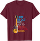 i may be old but i've seen all the good bands V-Neck T-Shirt - T-Shirt | Maroon