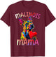 Belgian Malinois Lover Pop Art Women's Belgian Malinois Mama , black T-Shirt - T-Shirt | Maroon