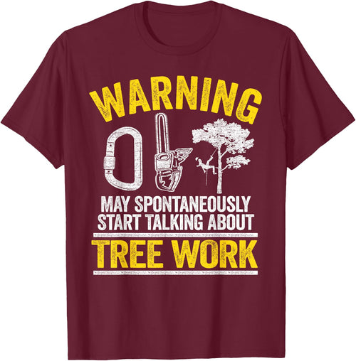 Achtung arborist saying arborist tree cutter tree climber