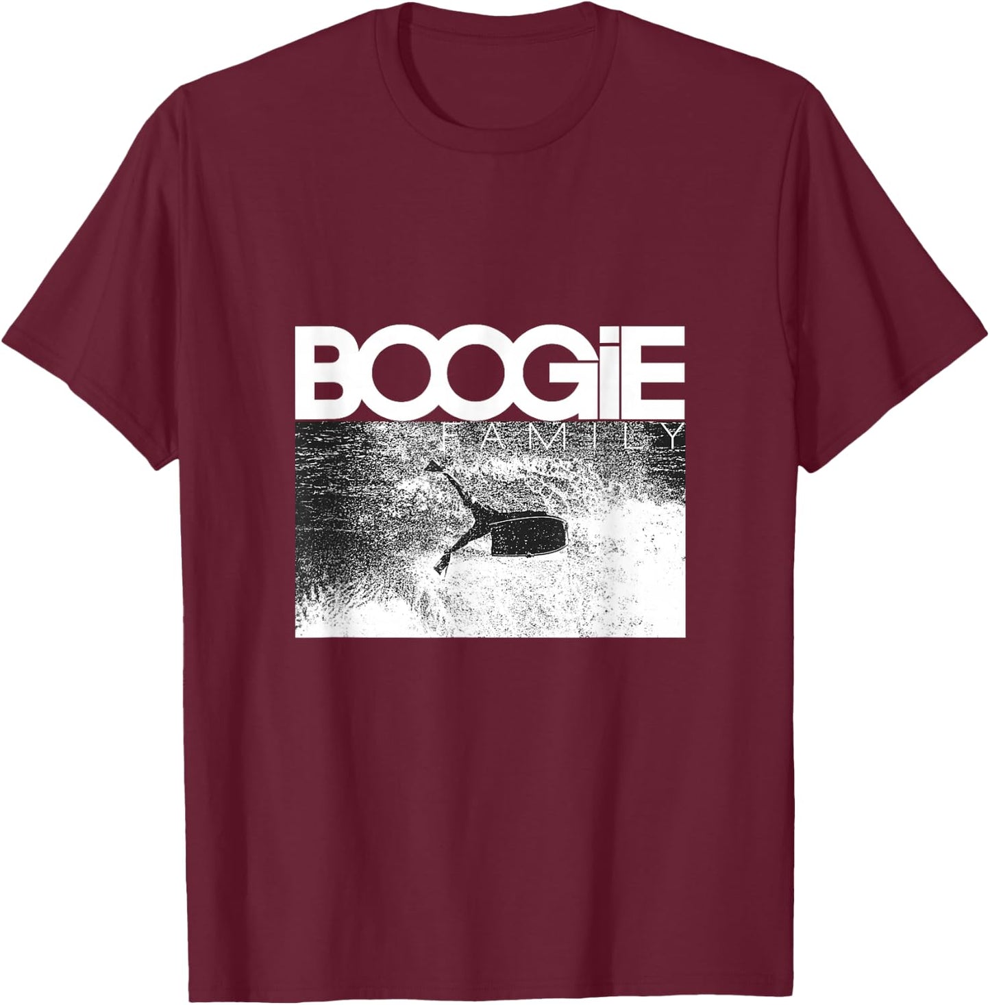 Boogie Family Bodyboarding Invert T-Shirt - T-Shirt | Maroon