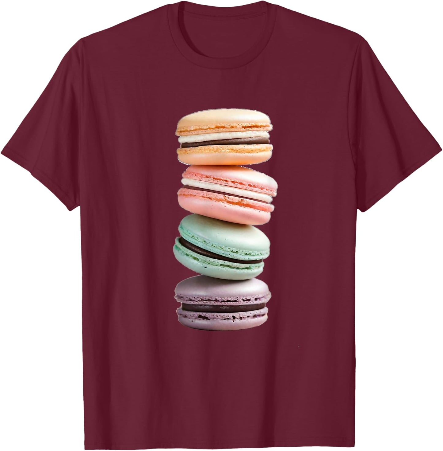 I Love Macarons Macaroon Just A Girl Who Loves Macarons T-Shirt - T-Shirt | Maroon