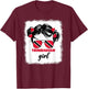 Trinidadian Girl Kids Trini Trinidad and Tobago Flag Girls T-Shirt - T-Shirt | Maroon