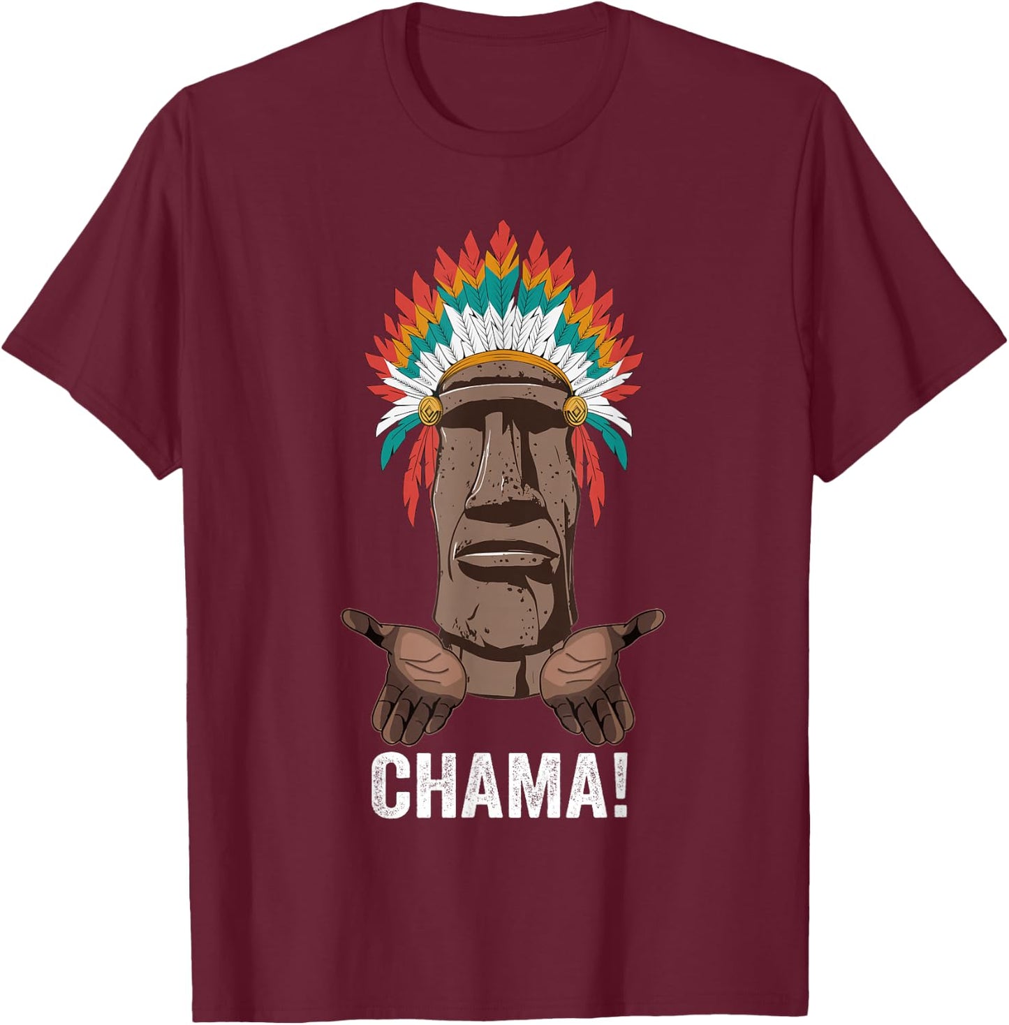 Chama Paotan MMA Fan JJB Boxing Muay Thai Kickboxing , Black, S T-Shirt - T-Shirt | Maroon