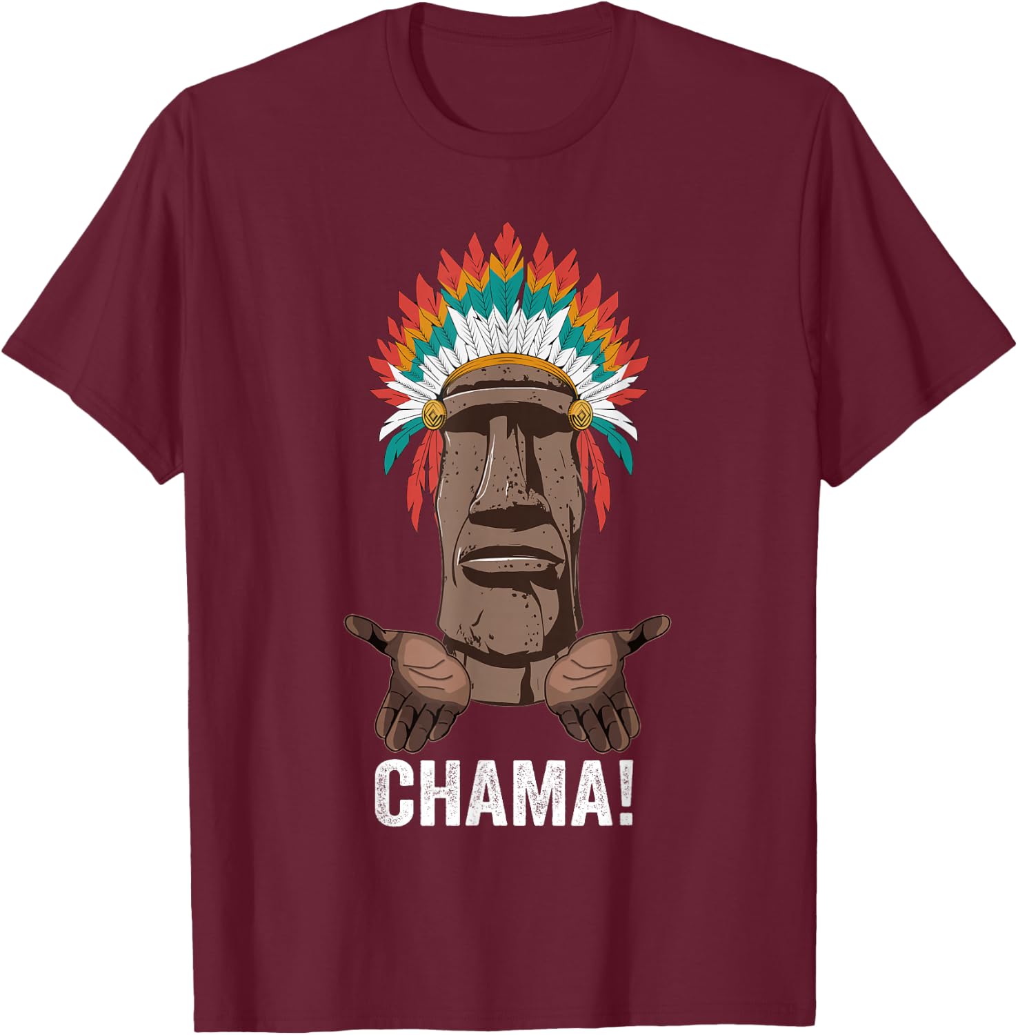Chama Paotan MMA Fan JJB Boxing Muay Thai Kickboxing , Black, S T-Shirt - T-Shirt | Maroon