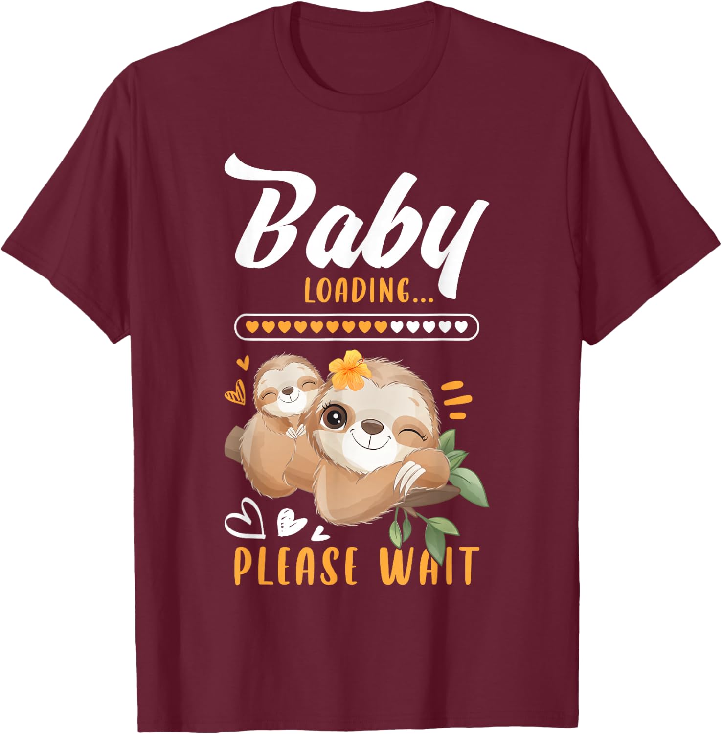 Soon to Be Mom Baby Announcement Pregnancy Reveal T-Shirt - T-Shirt | Maroon