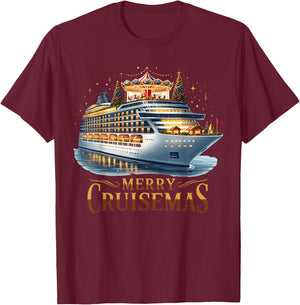 Merry Cruisemas - Cruise Mas T-Shirt - T-Shirt | Maroon