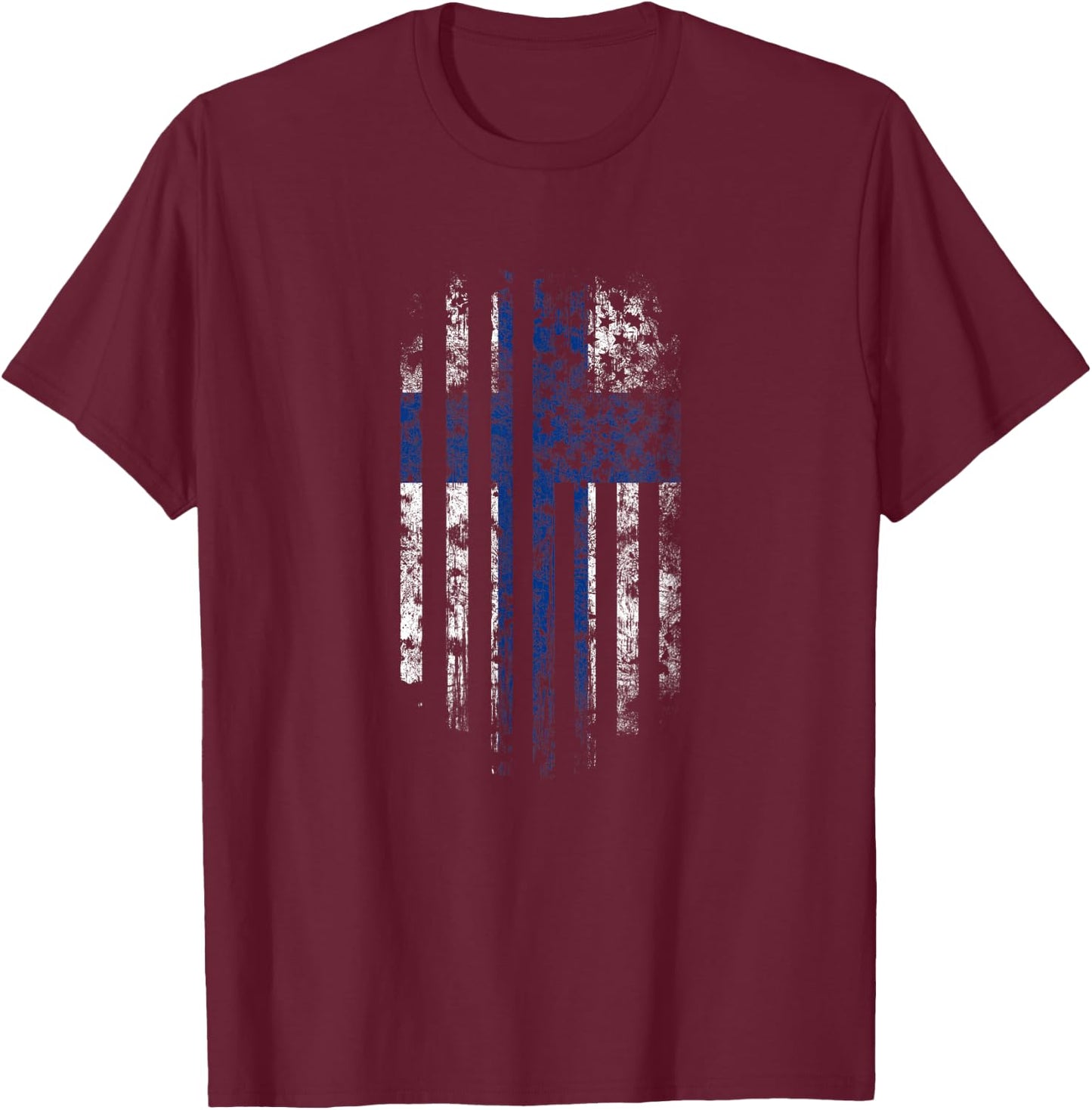 Finnish American Flag - Finland and USA Pride Women Kids Men T-Shirt - T-Shirt | Maroon