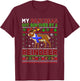 My Pancreas Got Run Over By A Reindeer Xmas Sweater Diabetes T-Shirt - T-Shirt | Maroon