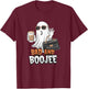 Halloween B00Jee Ghost Funny Spooky Season Bad and Boo-Jee T-Shirt - T-Shirt | Maroon