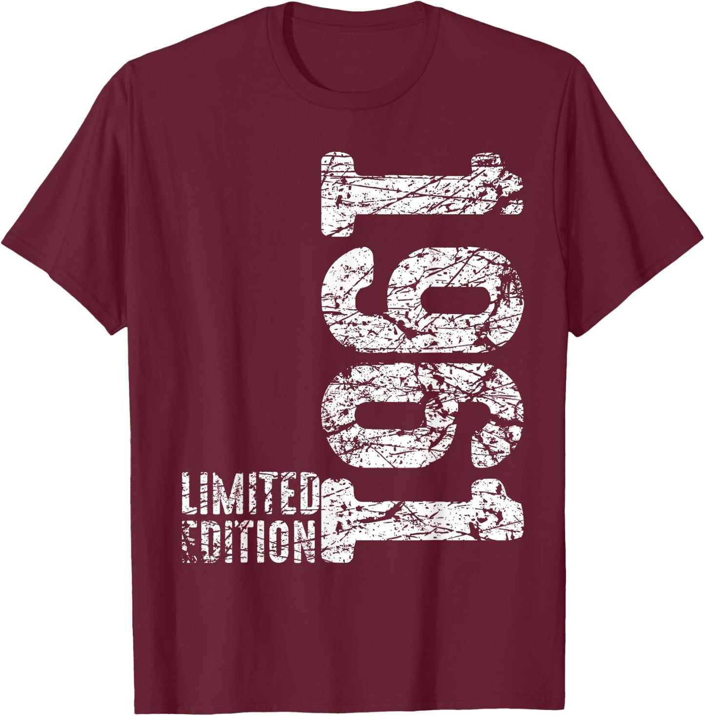 61st Birthday Ladies 61 Years 1961 Funny Gift , black, s T-Shirt - T-Shirt | Maroon