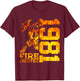 Fire Fighter 1981 45 Jahre Feuerwehr 45. Geburtstag T-Shirt - T-Shirt | Maroon