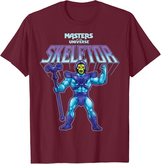 Masters of The Universe - Skeletor 40 T-Shirt - T-Shirt | Maroon