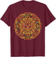 Aztec Calendar Mayan Indigenous Mexican Aztec Jaguar T-Shirt - T-Shirt | Maroon