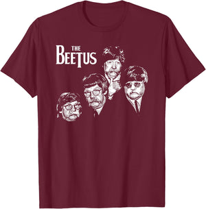 The Beetus Funny Retro 1960s Rock Music Diabeetus Vintage T-Shirt - T-Shirt | Maroon