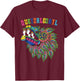 Aztec God Quetzalcoatl Cool Snake Dragon Inca Maya Gifts T-Shirt - T-Shirt | Maroon