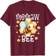 Family Bee Shirts Memaw First Bee Day Outfit Birthday T-Shirt - T-Shirt | Maroon
