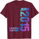 Juni 2015 Junge Mädchen 11. Geburtstag Limited Edition 11 T-Shirt - T-Shirt | Maroon