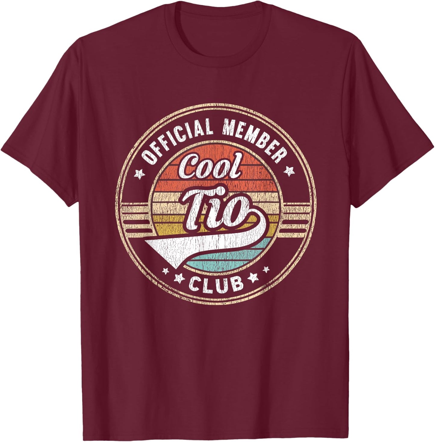 Official Member Cool Tio Club Funny Tio T-Shirt - T-Shirt | Maroon