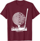 Christian Golf Plyer I Can Do All Things Philippians 4 13 T-Shirt - T-Shirt | Maroon