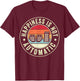 Happiness Is Not Automatic Three Pedals Manual Transmission T-Shirt - T-Shirt | Maroon