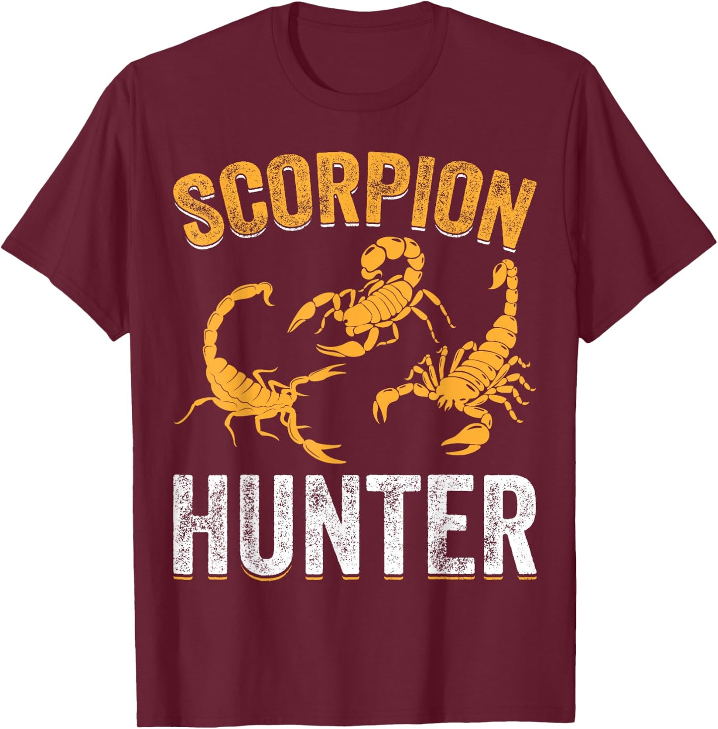 Scorpion Hunter I Scorpion T-Shirt - T-Shirt | Maroon