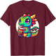 Kawaii Dragon Anime Boba Tea Bubble Milk Tea Kids T-Shirt - T-Shirt | Maroon