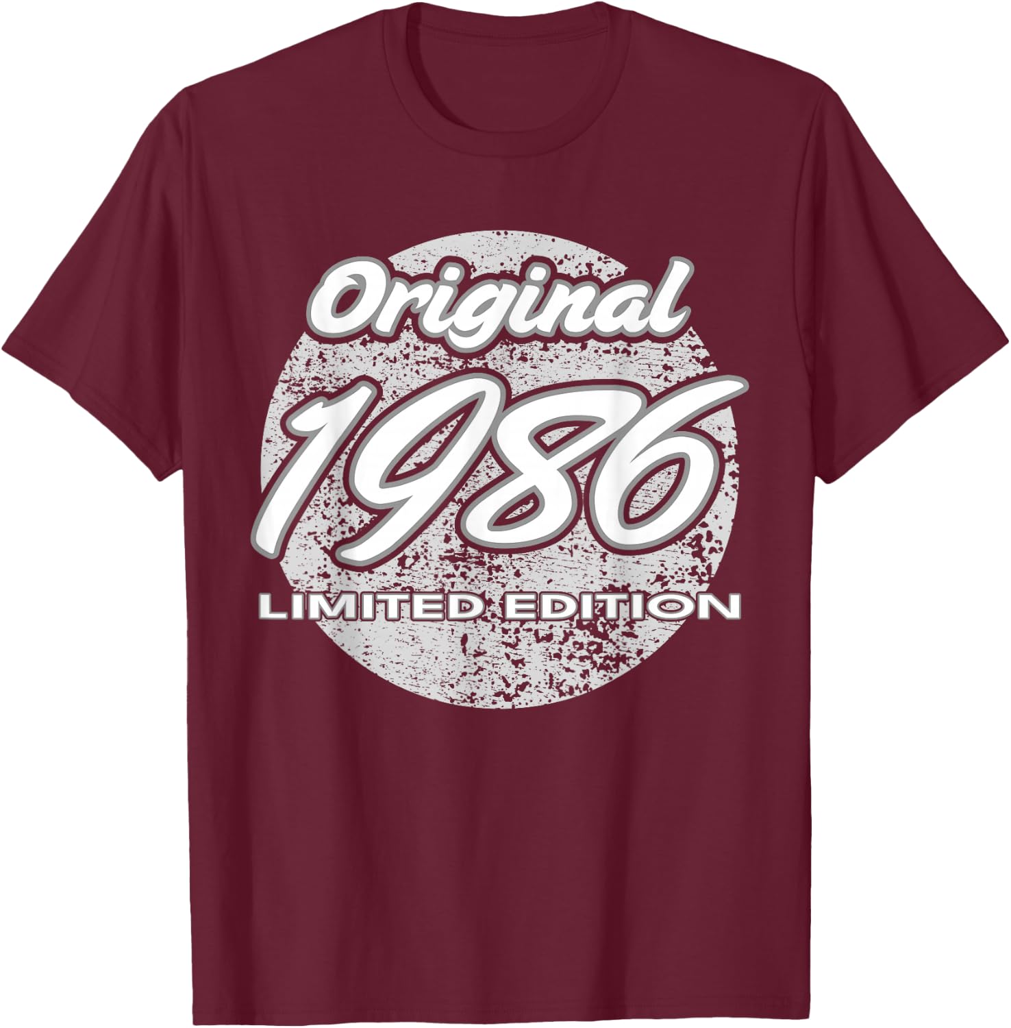 40e Anniversaire Homme Femme 40 Ans 1986 Cadeau drôle T-Shirt - T-Shirt | Maroon