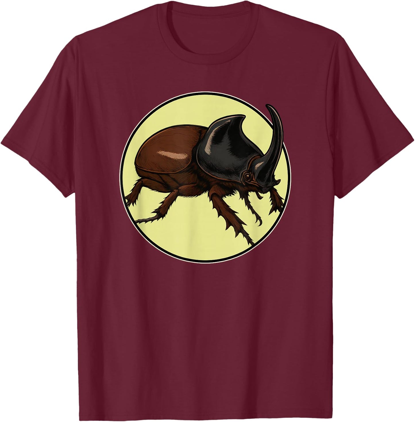 Rhino Beetles Rhino Beetle T-Shirt - T-Shirt | Maroon