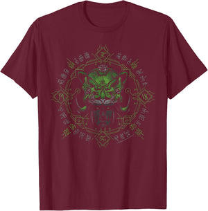 Diablo IV Vessel of Hatred Spiritborn Jaguar Shield Poster T-Shirt - T-Shirt | Maroon