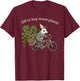 Off to Buy More Plants Funny Possum Plant Lover Gardening T-Shirt - T-Shirt | Maroon