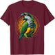 Senegal Parrot Chirping, Senegal Parrot T-Shirt - T-Shirt | Maroon