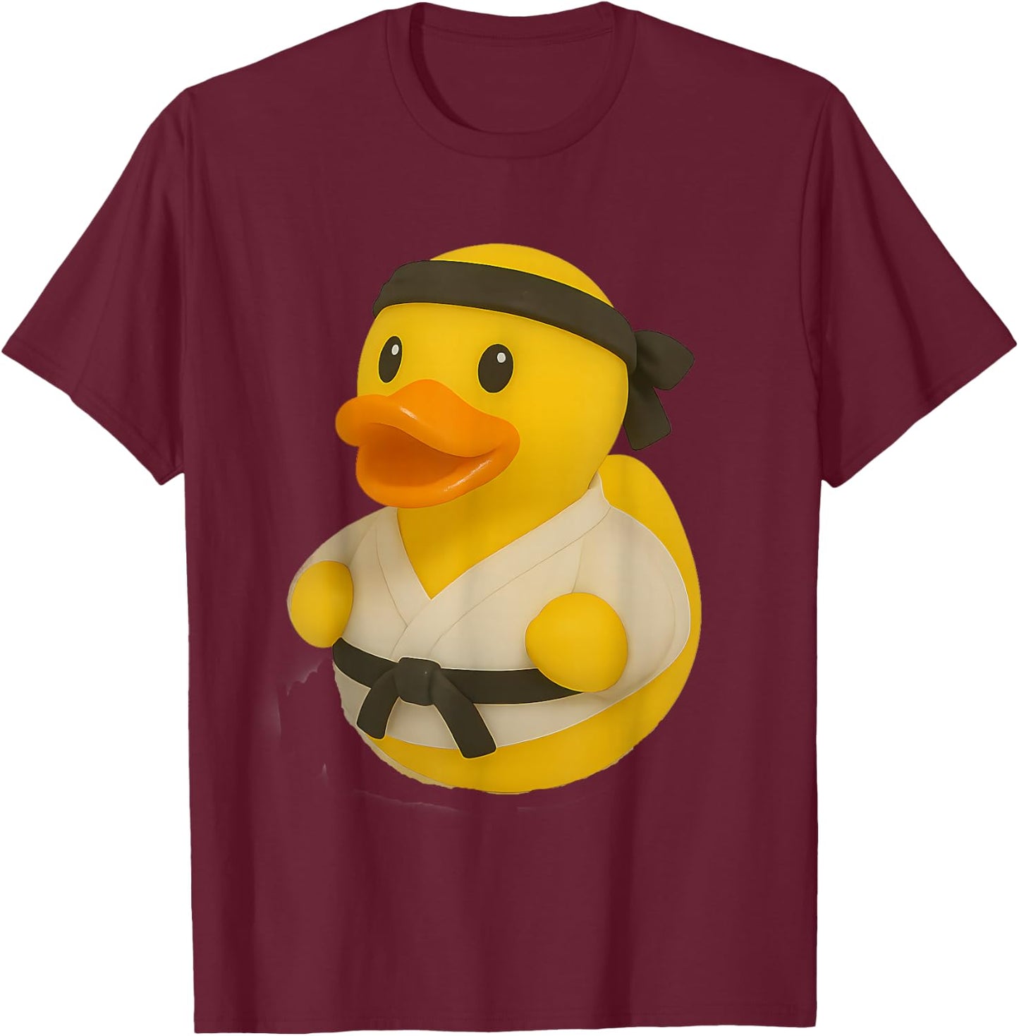 Rubber Duck Karate Ducky Duckie Men Women Kids T-Shirt - T-Shirt | Maroon