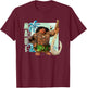 Moana Maui , black T-Shirt - T-Shirt | Maroon