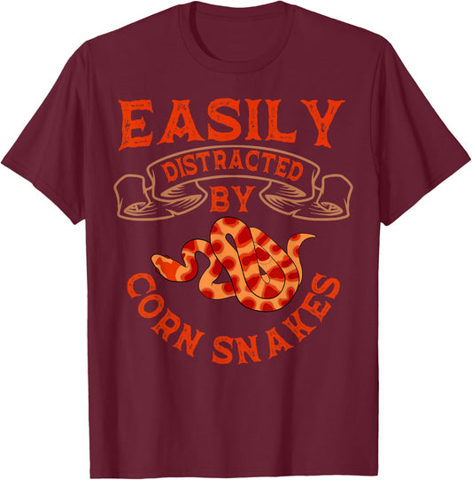 Corn Snake Breeder Pet Keeper Herpetologist Reptile Lover T-Shirt - T-Shirt | Maroon