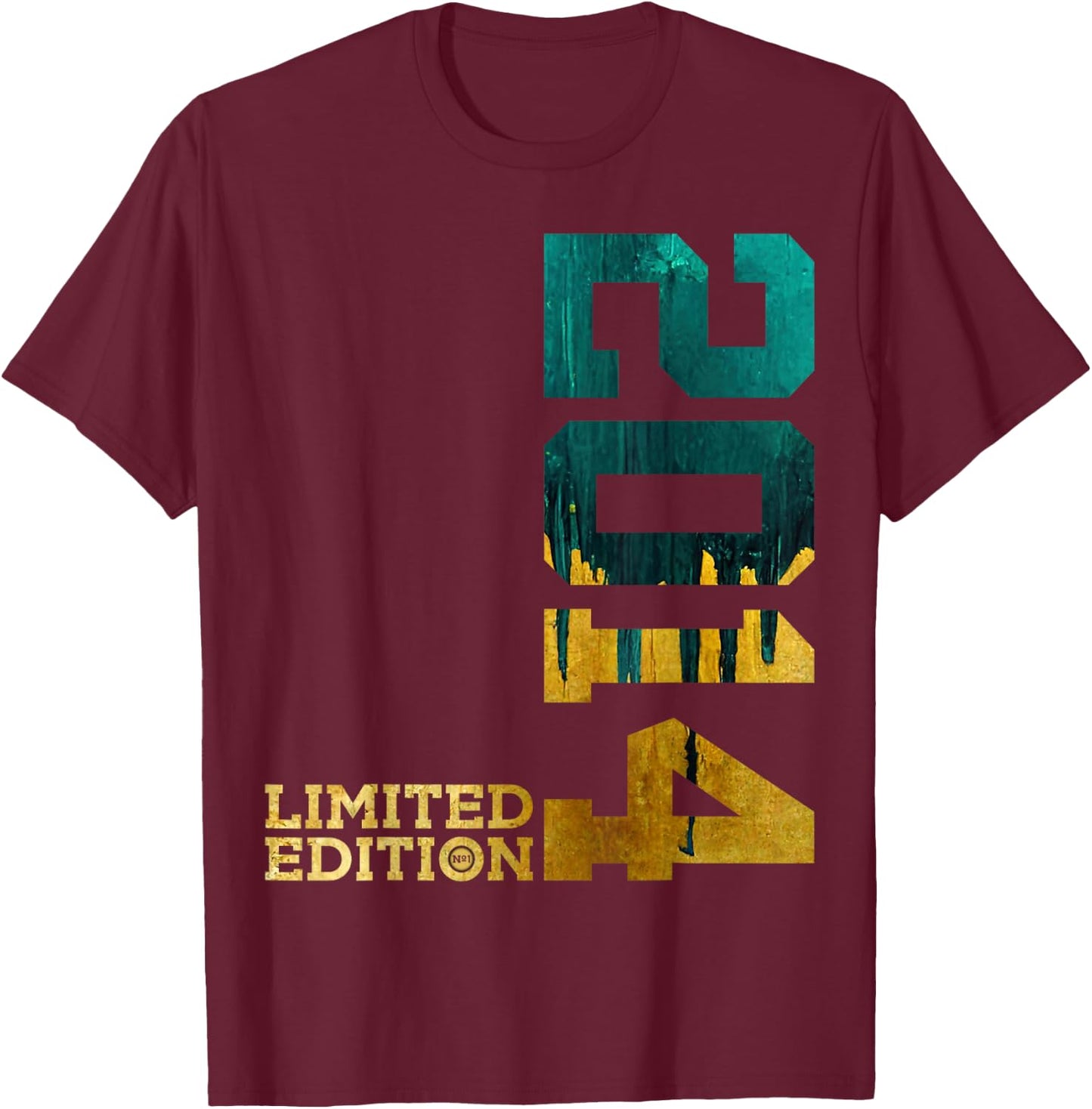 12 Jahre 12. Geburtstag Limited Edition 2014 T-Shirt - T-Shirt | Maroon