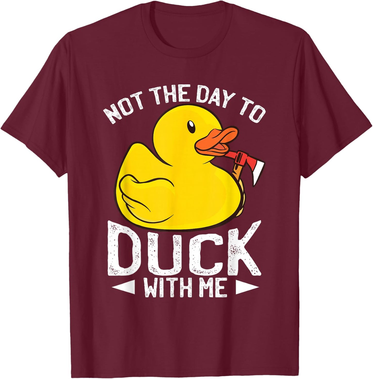 Rubber Duckie Bath Toy Rubber Duck T-Shirt - T-Shirt | Maroon