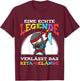 Einschulung Schulkind 2022 Schultüte Ninja Schulanfang T-Shirt - T-Shirt | Maroon