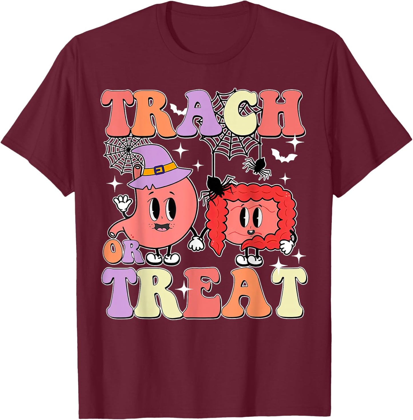 Gi Nurse Gastro Crew Colonoscopy Endoscopy RN Halloween T-Shirt - T-Shirt | Maroon