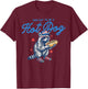 Bad Day to Be A Hotdog Funny Raccoon Merica 4th of July Kids T-Shirt - T-Shirt | Maroon
