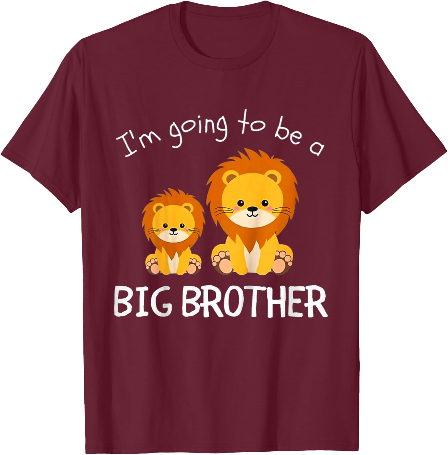 Kids Big Brother 2025 Promoted to Big Brother 2025 , black T-Shirt - T-Shirt | Maroon