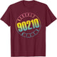 90210 Color Blend Logo T-Shirt - T-Shirt | Maroon