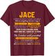 Jace completely unexplainable name shirt Front Print 1kana T-Shirt - T-Shirt | Maroon