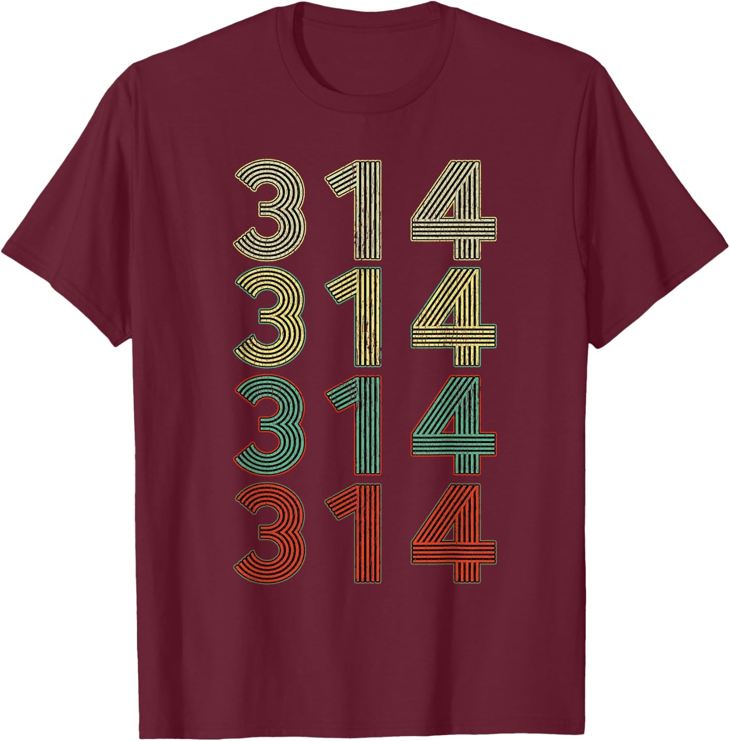 Vintage St Louis Retro 80's 314 Area Code Missouri t T-Shirt - T-Shirt | Maroon